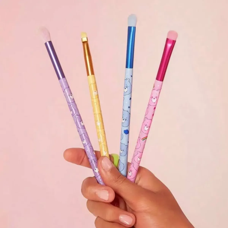 Set * 4 brochas de maquillaje de la colección Ositos Cariñositos)