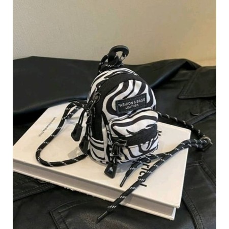 Mini Mochila Zebra