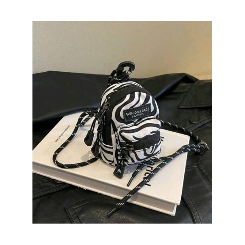 Mini Mochila Zebra