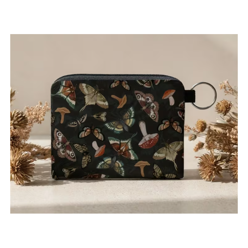 Monedero Estampado mariposa